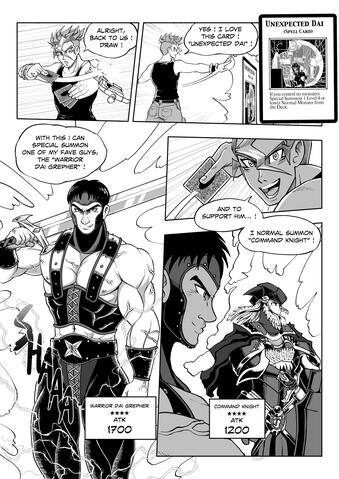 Comic page YGO