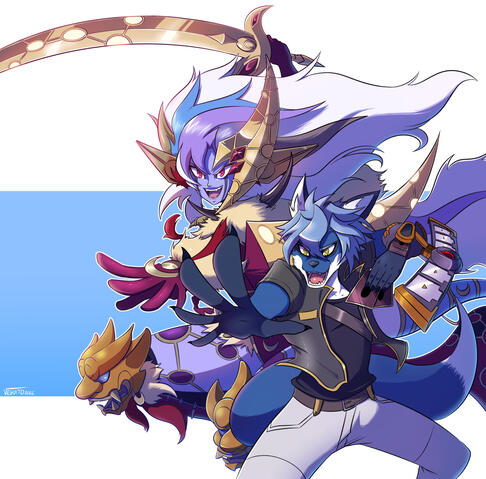 Commission duelliste + monstre
